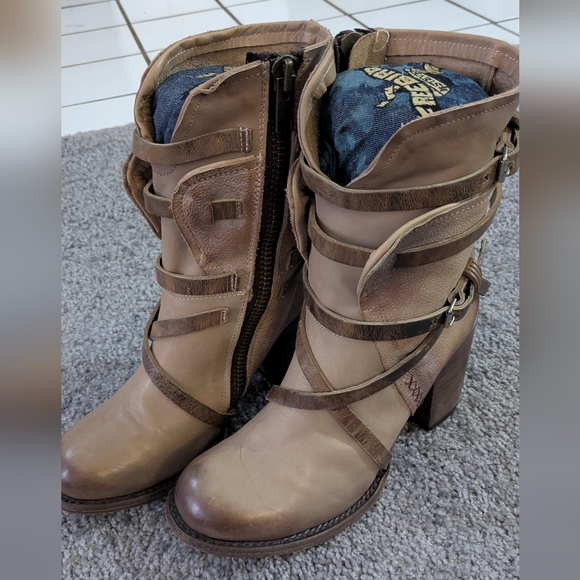 Freebird by Steven Shoes - Freebird by Steven - FB-Baker Custom Leather Boots - Size 10 Womens